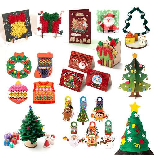Fun Christmas Craft Kit - Christmas DIY Art Activity Craft Materials