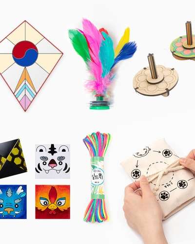 Traditional Chuseok Play 6-Type Chuseok Craft Kit