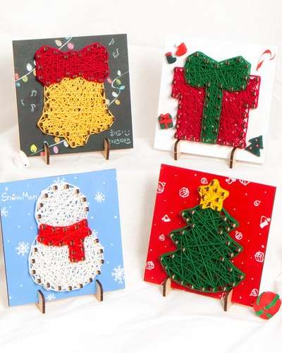 Winter String Art Christmas Kit Art and Craft Materials