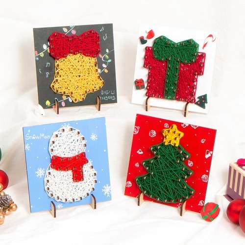 Winter String Art Christmas Kit Art and Craft Materials