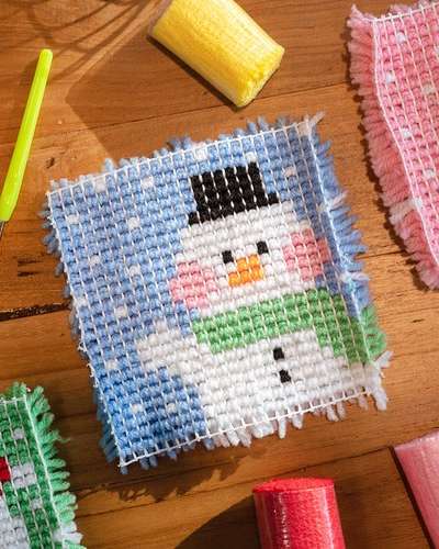 Christmas Mood Skill Embroidery Punch Needle Package