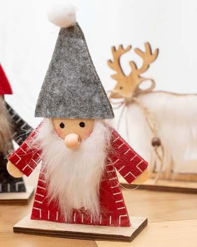 Sentimental Red Santa Figure Christmas Decoration