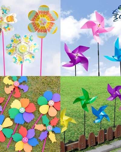 DIY Colorful Pinwheel Toy - Summer Craft