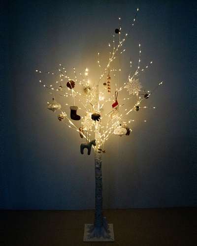 Atmospheric Birch Tree Christmas Light Mood Lamp 150cm