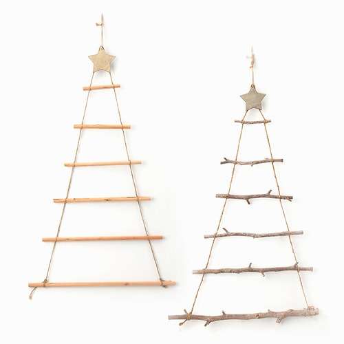 Undecorated Christmas Wall Tree Hanging Tree