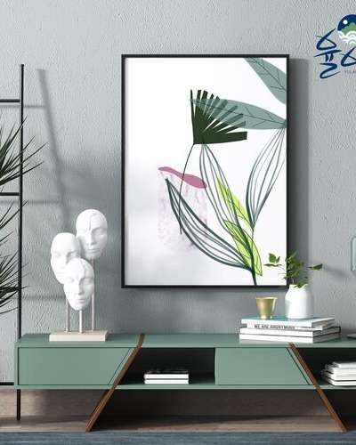 Modern Art Poster Vintage Poster Beautiful Illustration Living Room Wall Art