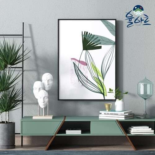 Modern Art Poster Vintage Poster Beautiful Illustration Living Room Wall Art