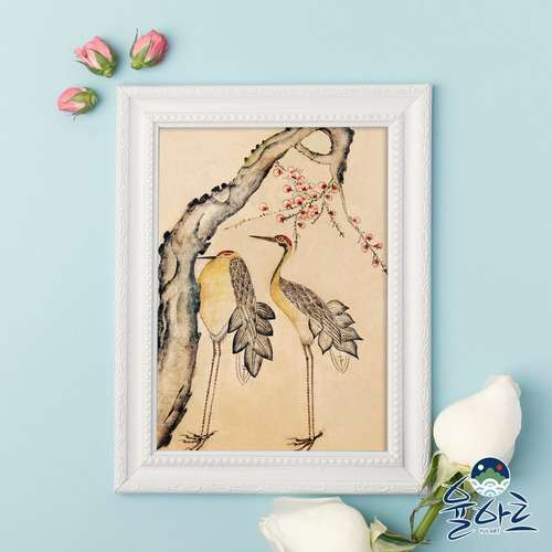Birds and Flowers 2 Korean Folk Painting Art Poster Oriental Art
