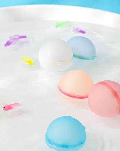 Non-Burst Silicone Magnetic Water Balloon Party Supply Set