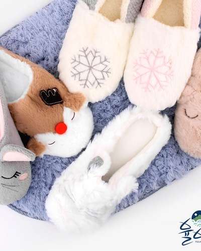 Cute Fuzzy Indoor Slippers School Indoor Slippers Winter Indoor Slippers Room Shoes