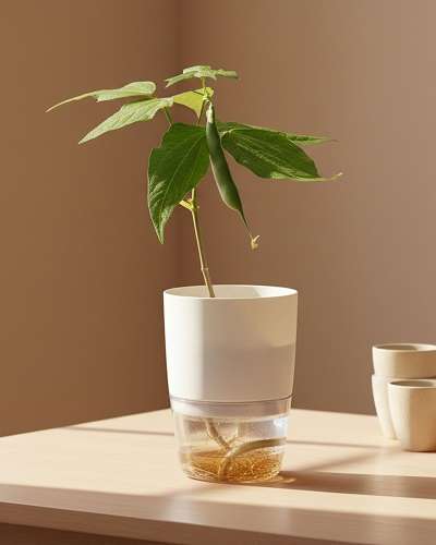 Plant Growing Kit Kidney Bean Pot Easy Sprout Seed Planting Cultivation Growth Science Observation Educational Tool Experiment Activity