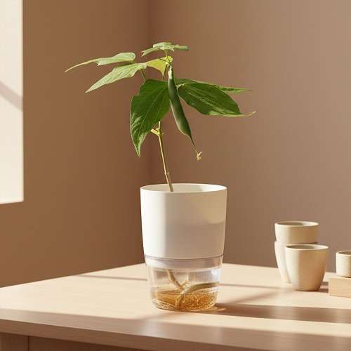 Plant Growing Kit Kidney Bean Pot Easy Sprout Seed Planting Cultivation Growth Science Observation Educational Tool Experiment Activity
