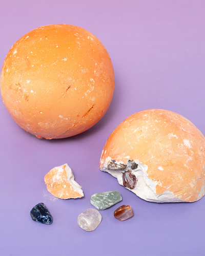 Space Planet Gemstone Excavation Kit - Gypsum Raw Stone and Fossil Discovery Set Toy Science Educational Tool
