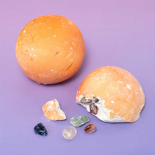 Space Planet Gemstone Excavation Kit - Gypsum Raw Stone and Fossil Discovery Set Toy Science Educational Tool