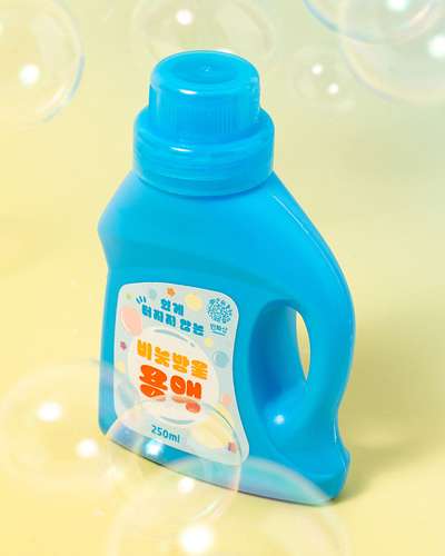 Durable Bubble Solution 250ml - Refill Liquid for Bubble Gun Toys