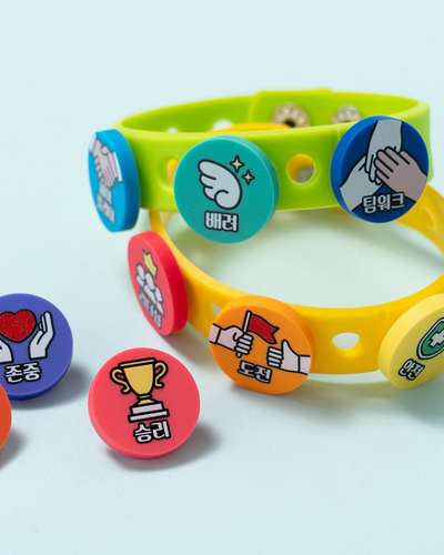 Physical Education Reward Badge Bracelet - Character Education Class Teaching Tool for Elementary School Cooperation Play Activities