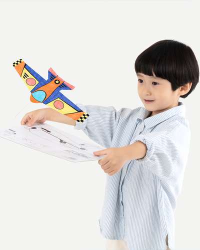 Moss Glider DIY Kit - Science Day Powered Flight Airplane Unpowered Science Class Elementary School Play Experience Art Styrofoam Educational Tool Craft Kit