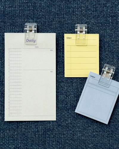 Mini Magnetic Clips 4-Pack Memo Holder Set – Document Organization Paper Clamps Transparent Bulletin Board Magnets Chalkboard Artwork Display Memo Notes Class Materials Notices Paper Organizer