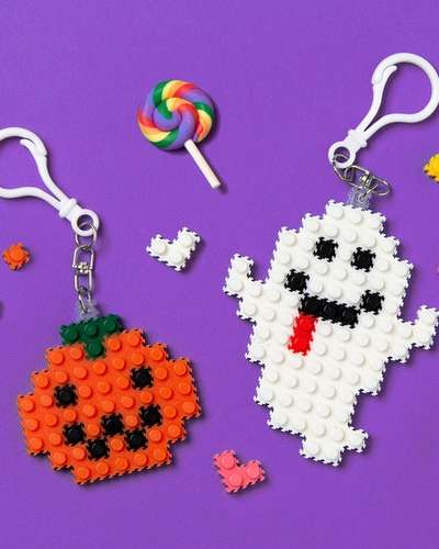 Halloween Block Building 4-Piece Set Craft Toy