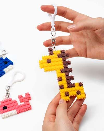 Giraffe and Whale Deform Block Mini Block Toy