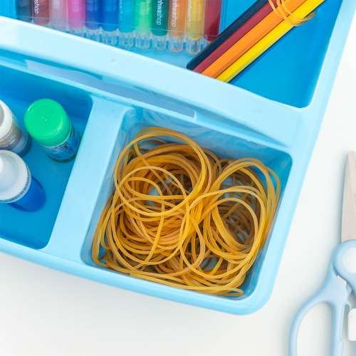 Yellow Rubber Bands 100 Count Large Thick Rubber Bands Multi-Purpose Organization Office Packing Binding Craft Bulk