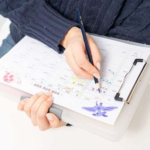 Durable Strong-Hold Transparent Clipboard for Document Approval
