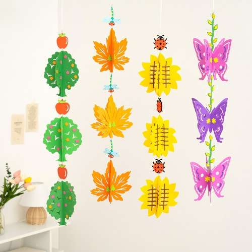 Autumn Decoration Garland Art Play Kit DIY Craft Set