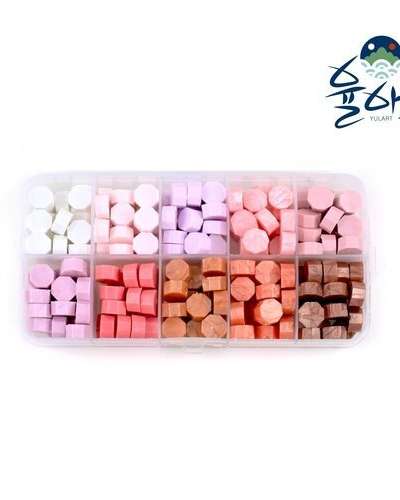 Yuul Art Bead Sealing Wax 10-Color Set Deco Stamp