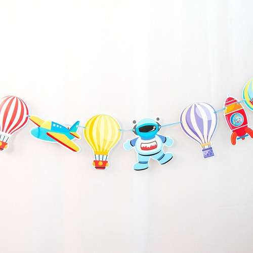 Kindergarten Birthday Party Garland - Baby Room Decoration for Boys