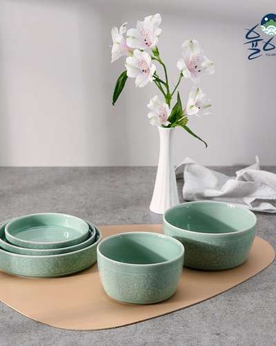 Goryeo Celadon Revival - Korean Celadon Memorial Souvenir Traditional Item Foreign Gift