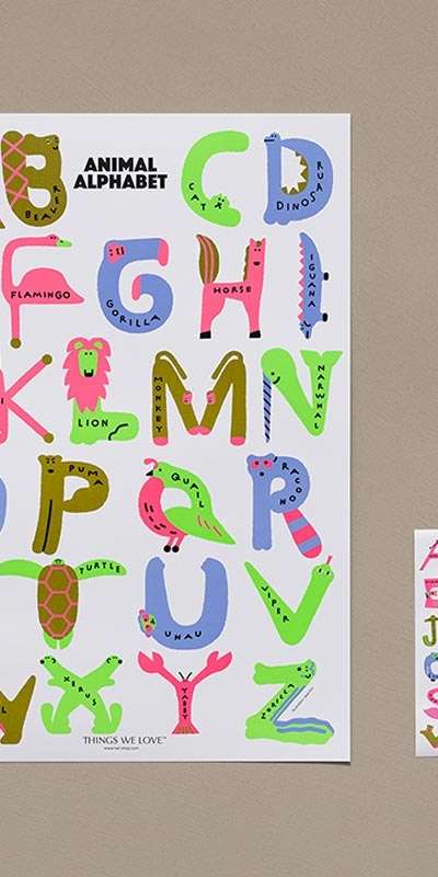 Alphabet Poster - Animal Alphabet