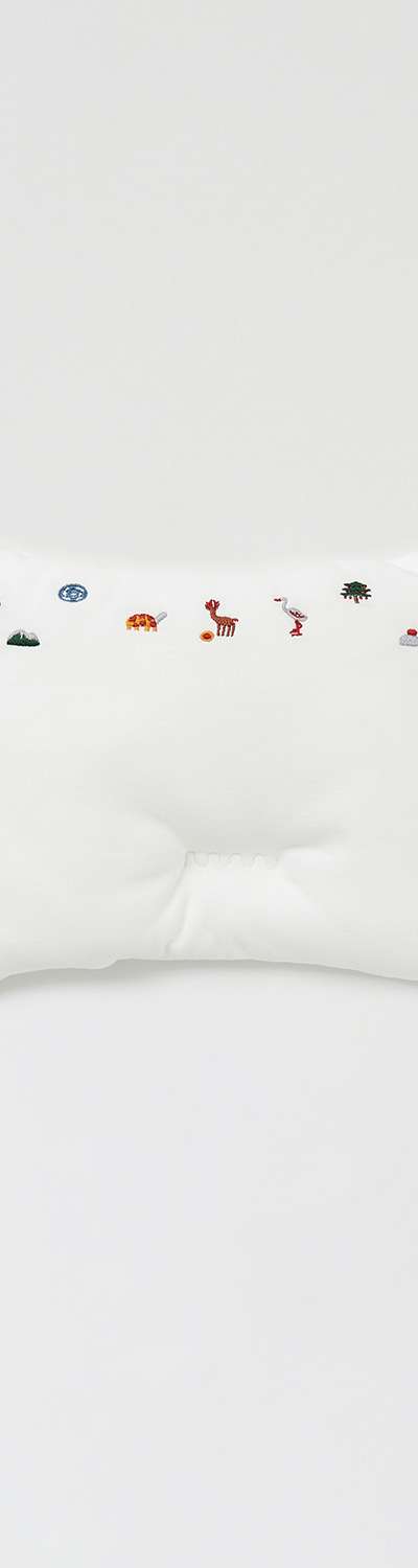 Baby Ten Longevity Embroidered Pillow