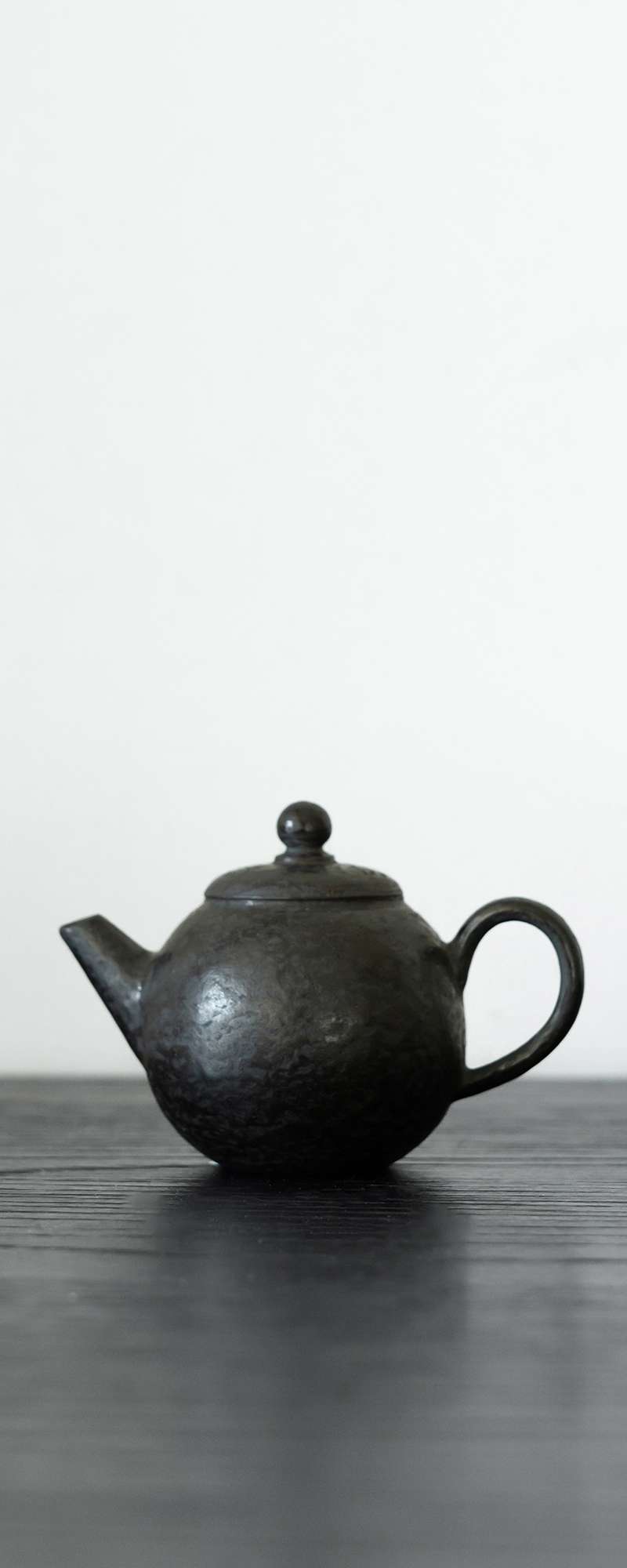 Deep Black Mini Teapot
