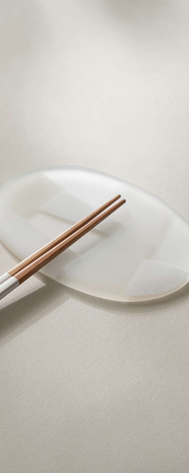 Oval Spoon Rest - White