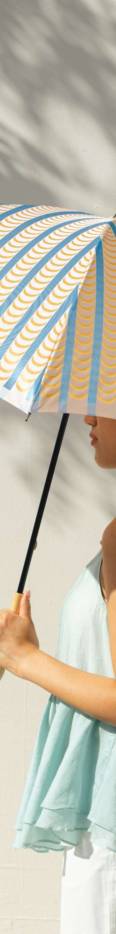 Stig Lindberg Long DRAPES - Orange