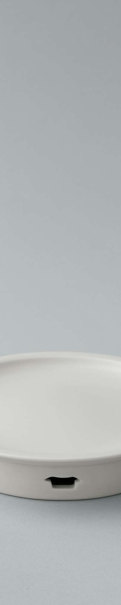 White Porcelain Roof Tile Small Table M