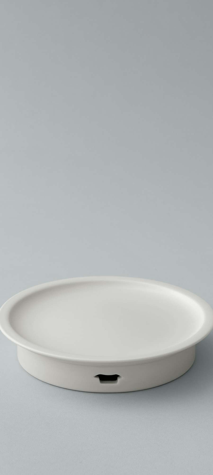 White Porcelain Roof Tile Small Table M