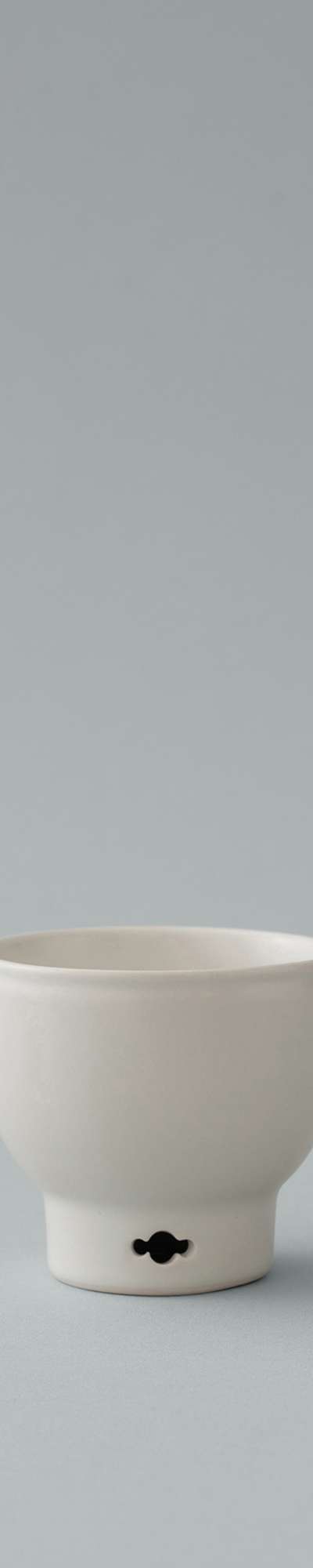 Cloud Pattern Curved Tea Cup