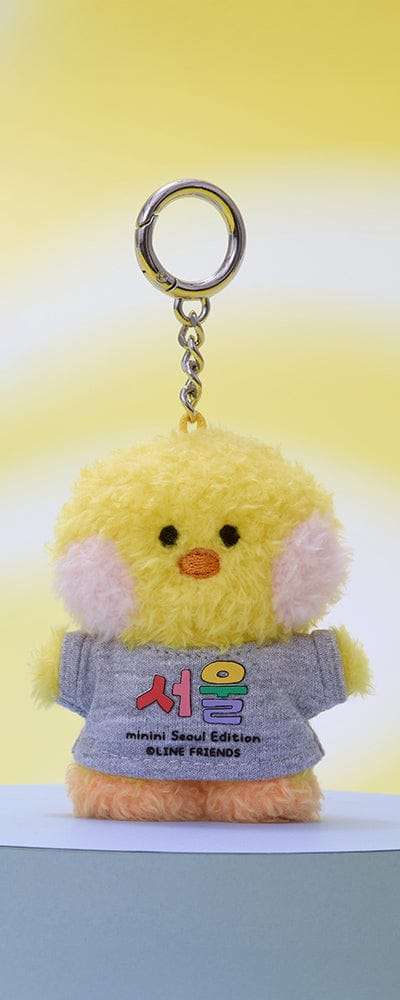 ラインフレンズ ミニニ シティエディション サリーニ ソウル Tシャツ 人形 キーリング