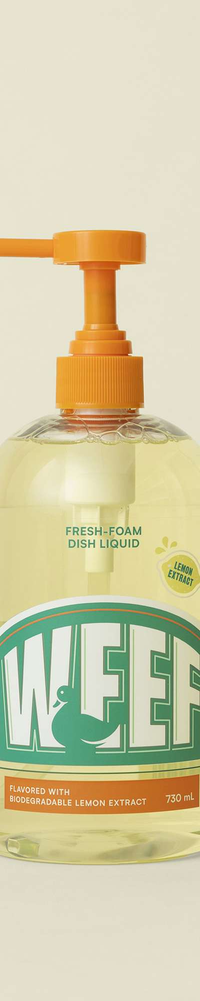 Fresh Foam Dish Liquid - Lemon Scent
