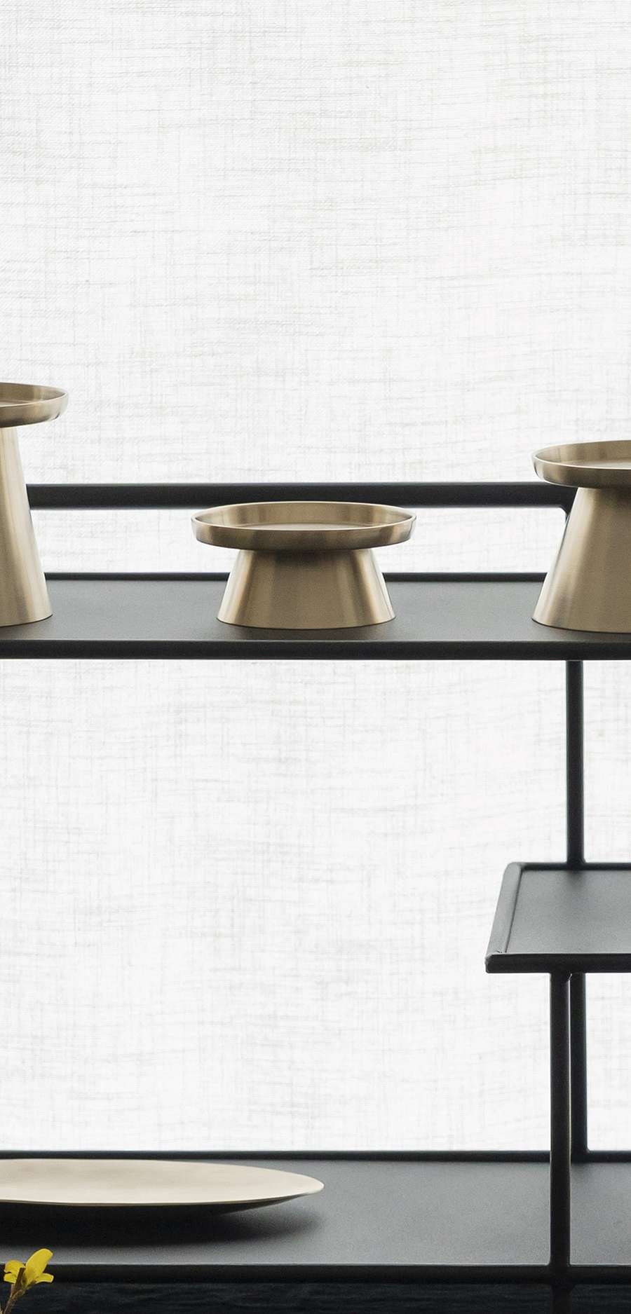Small Landscape Brass Table