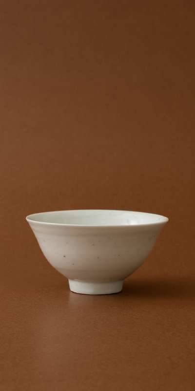Tall Wide Porcelain Cup
