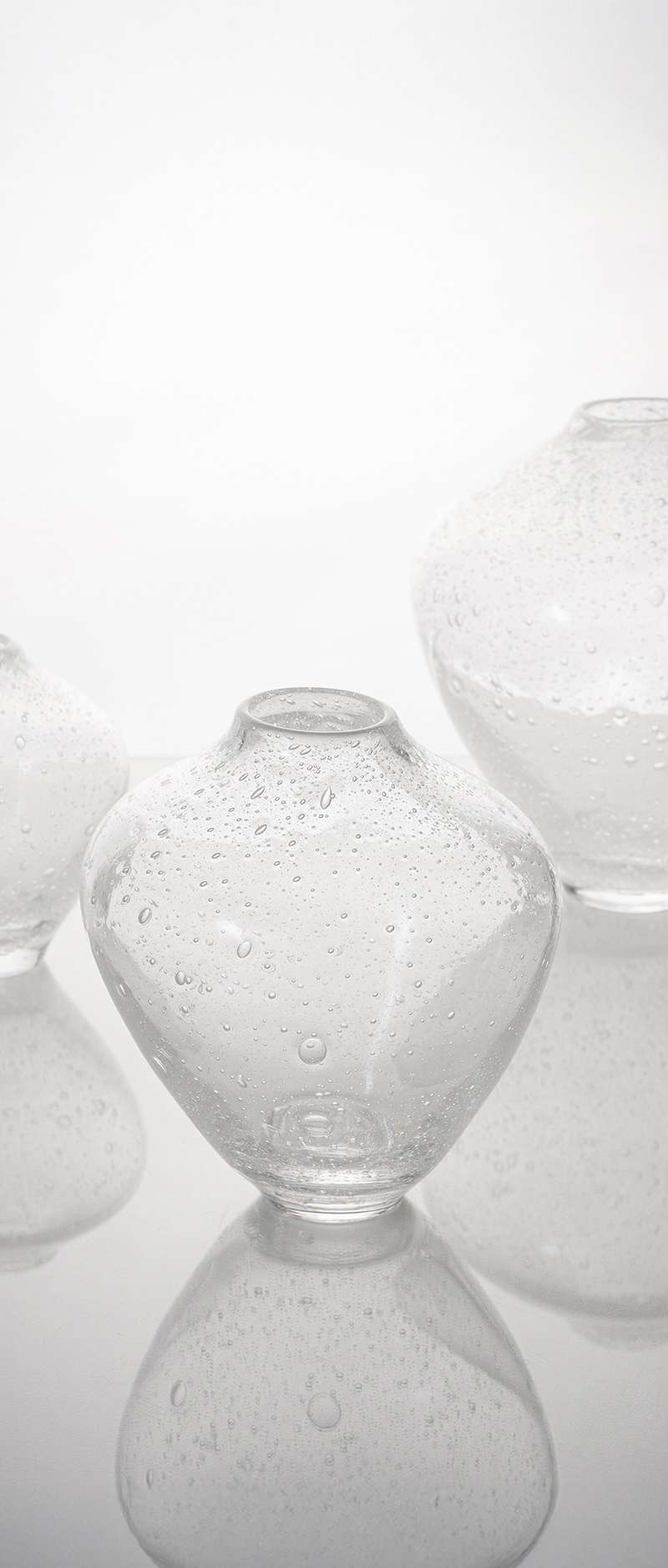 Misty Glass Vase