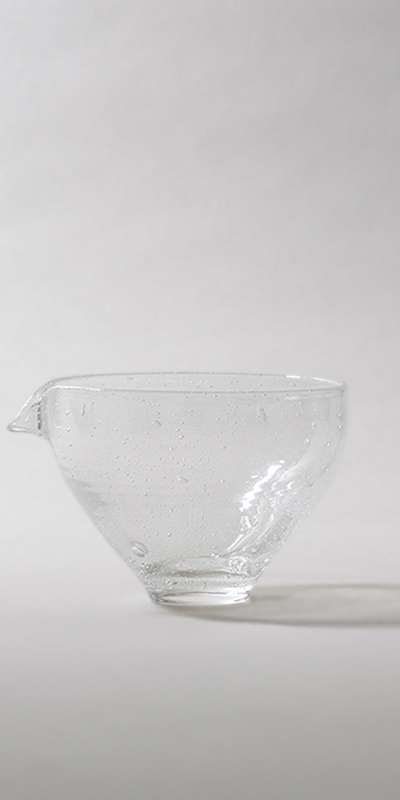 Misty Bubble Glass Tea Pitcher