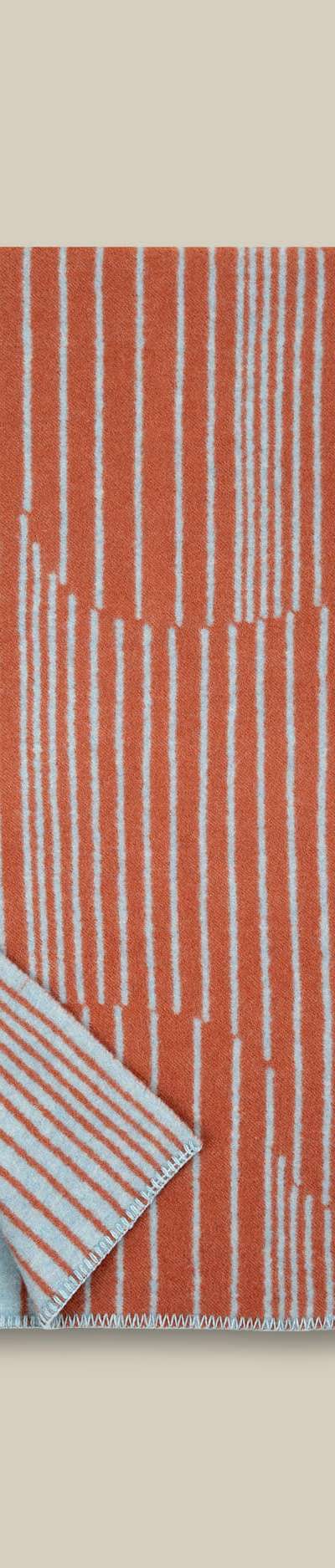 AURORA Wool Blanket - Cinnamon