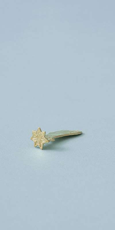 Hailey Bookmark Brass
