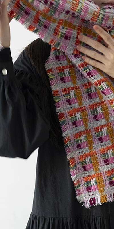 Kijihaba Scarf - Sakuragai Pink