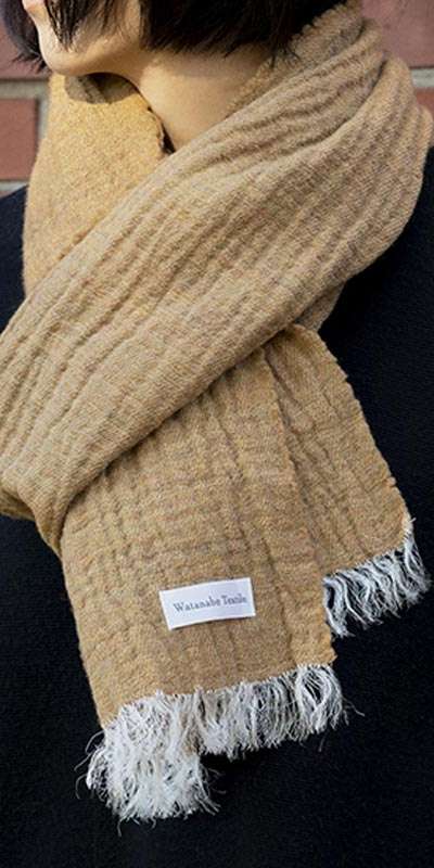 Lambwool Cupro Scarf - GOLD