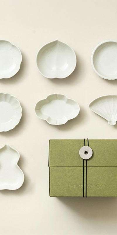 [GIFT] Plain Bean Dish 7P Set