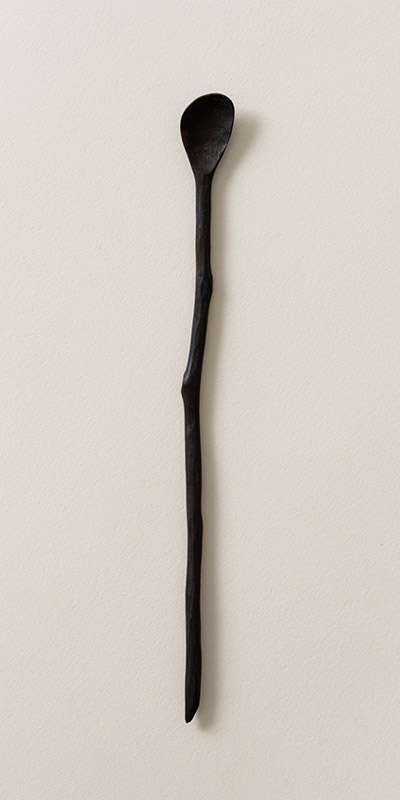 Black Ebony Branch Tea Spoon
